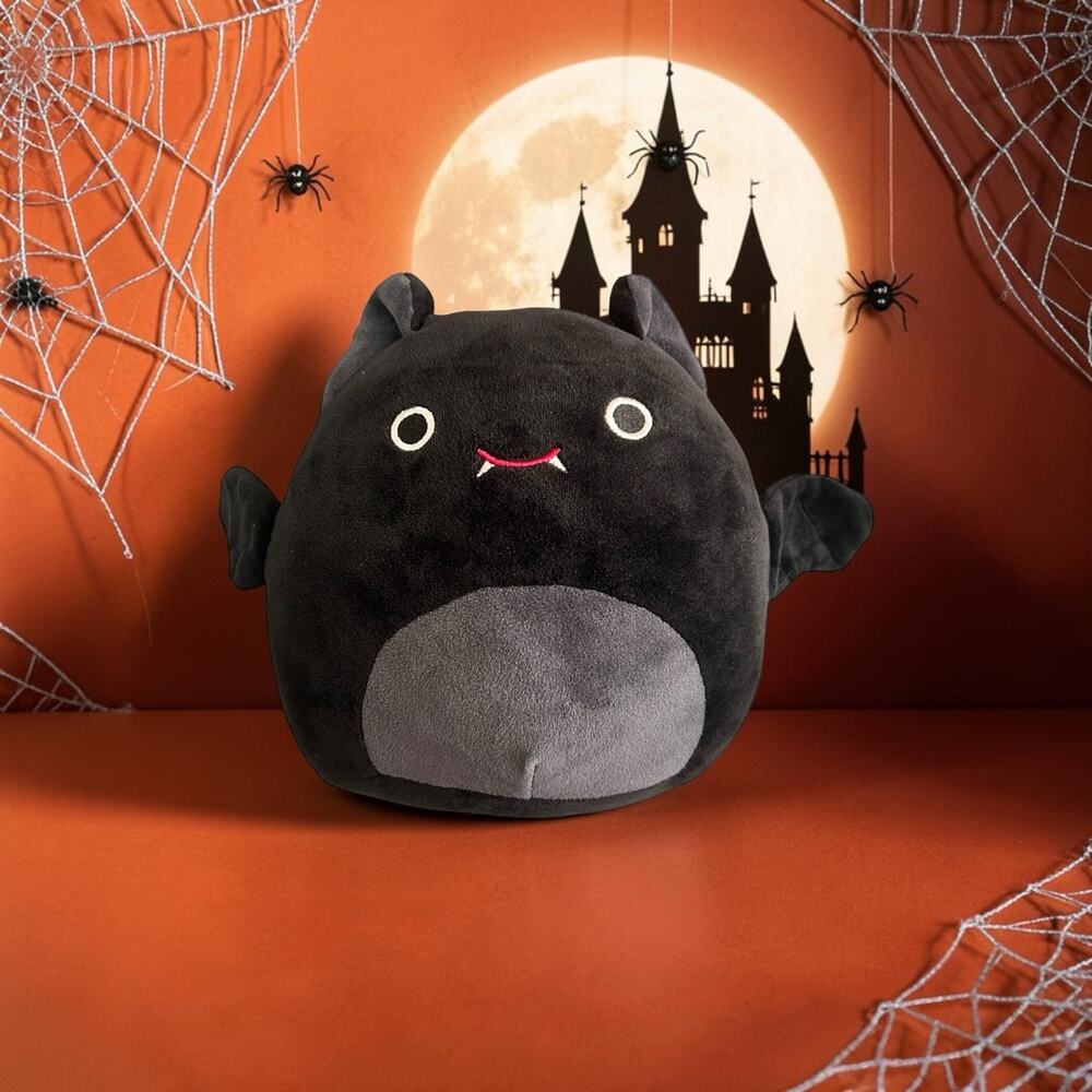 Squishmallows Emily the Black Bat 8” Plush - Halloween Squad (No Tags)